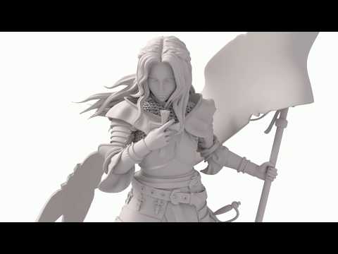 Unrecorded Siege - Jeanne d'Arc figure preview