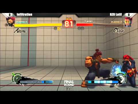 [FR 16 SSFIV AE Top 8] Infiltration (Akuma) vs RZR Latif (C.Viper)