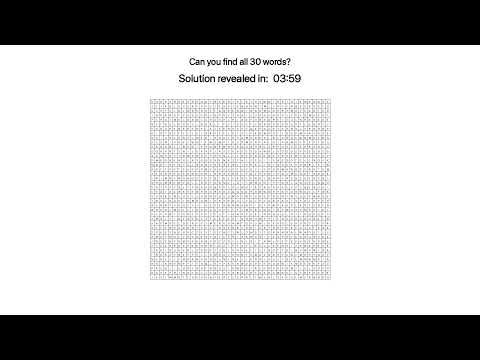 🔴 Word Search Puzzle LIVE 24/7 (Hard Difficulty) 🧩 Find the Hidden Words + Solutions