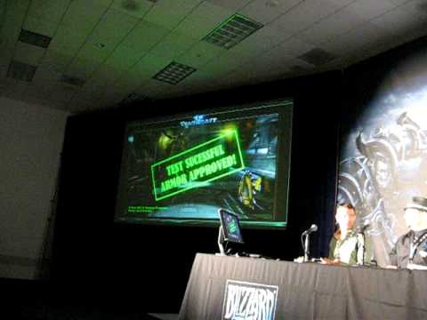 Blizzcon 2008 - Starcraft II Terran Marine Armor Gag
