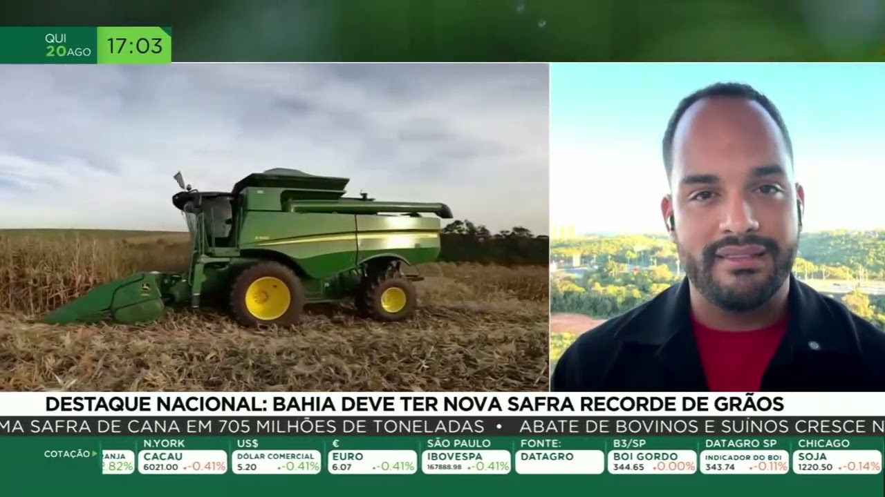 Destaque nacional: Bahia deve ter nova safra recorde de grãos