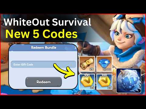 All WhiteOut Survival codes 2026 - available gift codes for White Out Survival