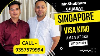 Shubham got Singapore Study Visa in One Month | No advance / All fees after visa- Apply now!