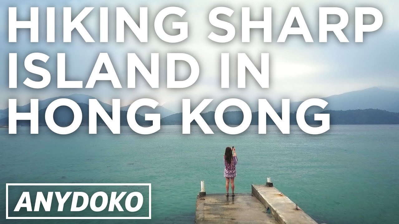 Watch the shifting sand path connecting Sharp Island to Kiu Tau with waves on both sides