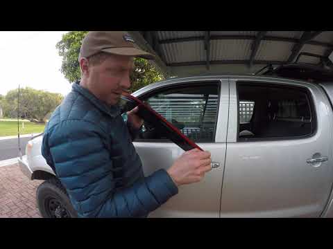 How to install Weather Shields on your car tutorial