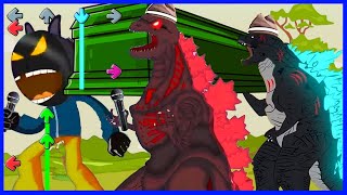 Godzilla & Shin Godzilla VS Whitty   Friday Night x Coffin Dance Song Meme Cover