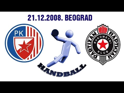 Handball гандбол 2008 RK CRVENA ZVEZDA - RK PARTIZAN Beograd 핸드볼