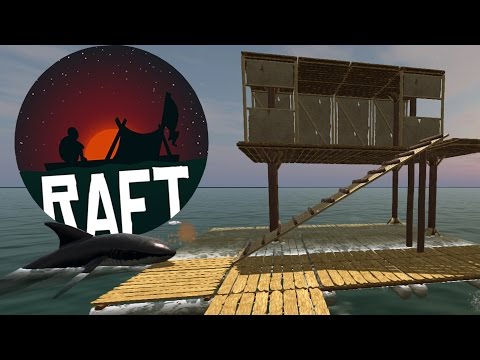 Raft - Raft Eating Sharks! - Survival on the Sea - Raft Gameplay Highlights