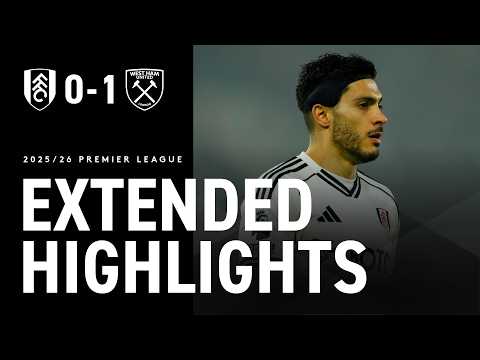 WEDNESDAY NIGHT DEFEAT | NARROW HAMMERS DEFEAT | FULHAM 0-1 WEST HAM