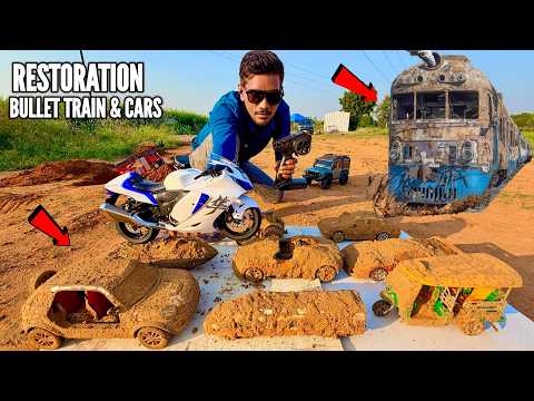 RC Bullet Train Restoration From Underground Mud Pit – Chatpat toy tv