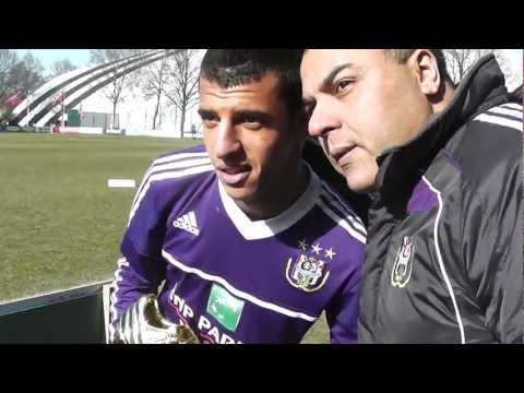 Anderlecht-speler Nabil Jaadi werd tot de beste speler van het toernooi uitgeroepen