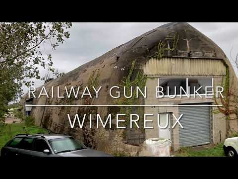 Dombunker for railway gun - Wimereux