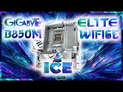 GIGABYTE B850M AORUS ELITE WIFI6E ICE AM5 Micro ATX Motherboard ausgepackt &amp; angesehen