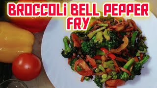 BROCCOLI & BELL PEPPER FRY