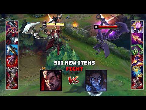 SYLAS vs DARIUS S11 NEW ITEMS FULL BUILD FIGHTS & S11 Pentakills!