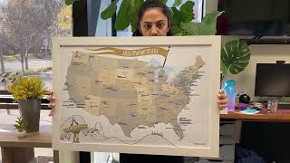 Map of Theme Parks in the USA