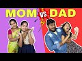 MOM V S DAD Funny Videos Rider Mallesh Moral Stories Janavi Funny Videos Childrens Comedy