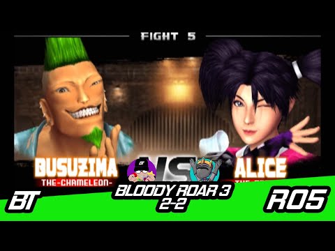 Bloody Roar 3 - R05 - Busuzima the Chameleon vs Alice the Rabbit