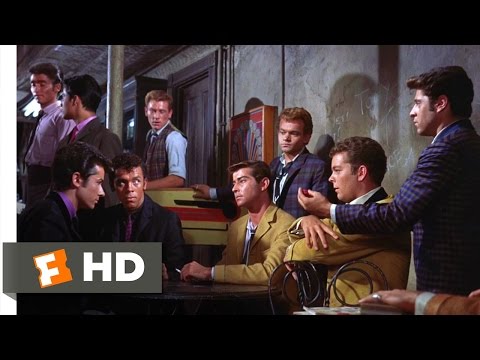 West Side Story (6/10) Movie CLIP - Challenge to a Rumble (1961) HD