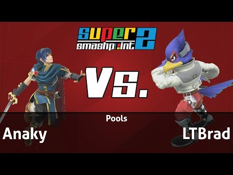 Super SmashPoint 2 - Anaky (Marth) Vs. LTBrad (Falco) Pools