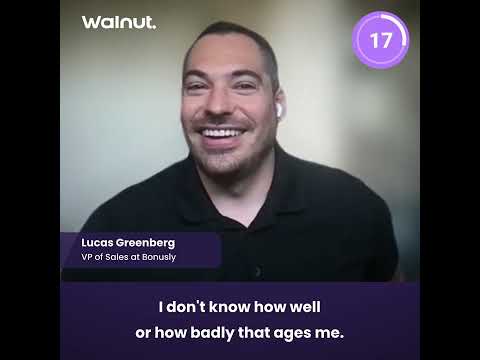 The Sales MiNUT- Ep 8 -  Lucas Greenberg, VP of Sales at Bonusly | Walnut