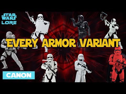 Every First Order Stormtrooper & Armor Variant