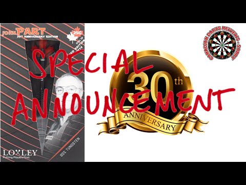 John Part 30th Edition Darts from Loxley Darts
