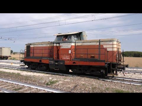 4K - 2021-08-20 Ferrovia Milano Bologna 2/5 - Transiti e manovre a Castelguelfo