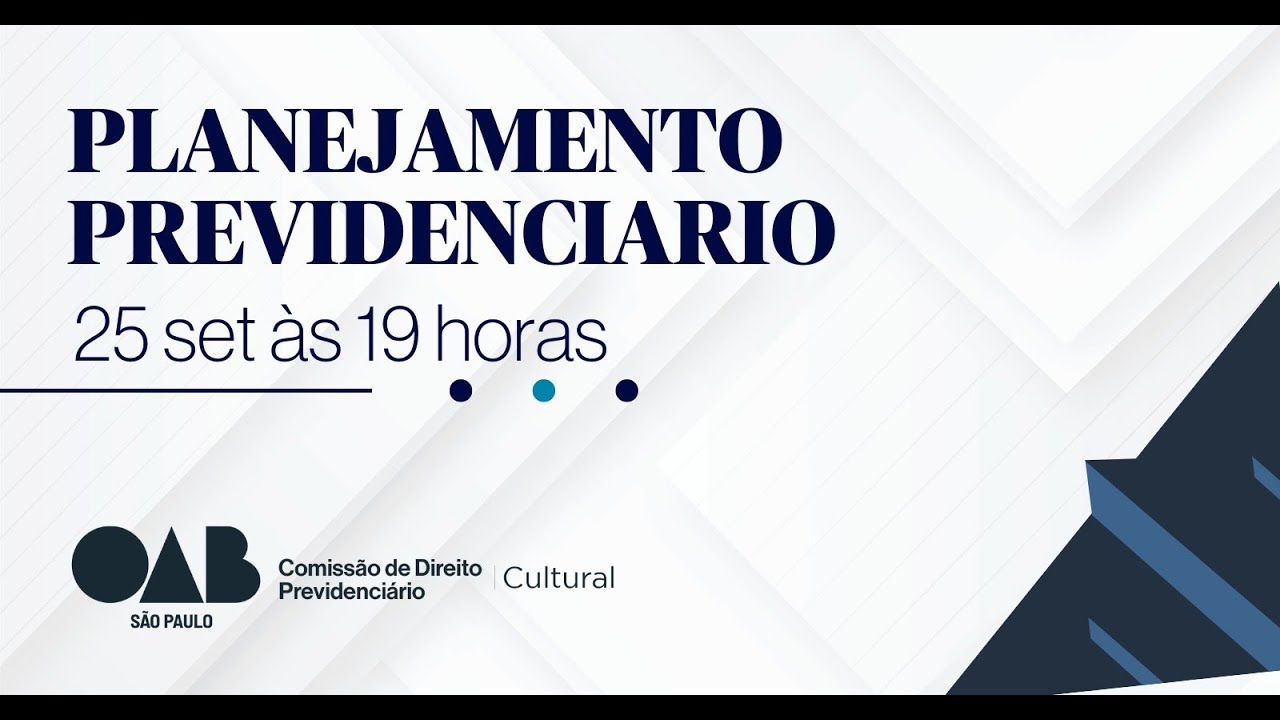 PLANEJAMENTO PREVIDENCIARIO