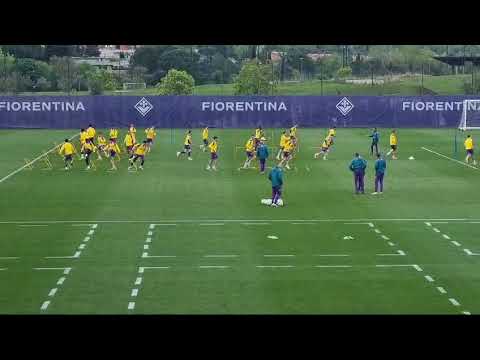 Rifinitura della Fiorentina al Viola Park pre Viktoria Plzen