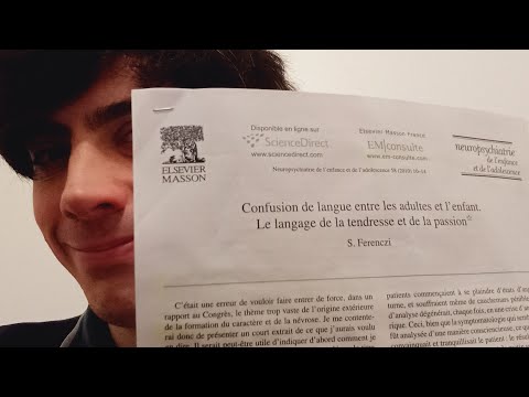 A psychologist's casual review: Confusion of Tongues between adults and the child by Sandor Ferenczi