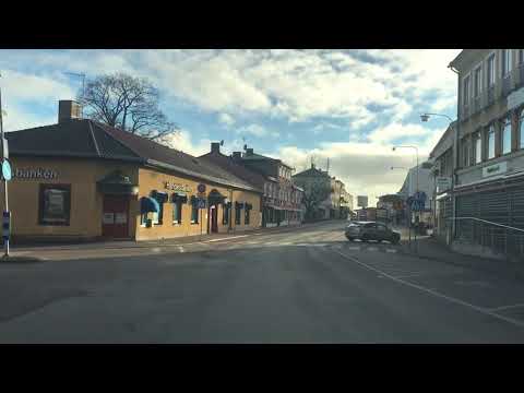 Driving from Hedemora to Falun (Sweden)