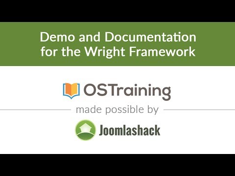 Lesson 2 Demo and Documentation for the Wright Framework