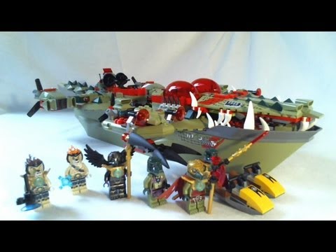 Vidéo LEGO Chima 70006 : Le Croc Navire Cragger