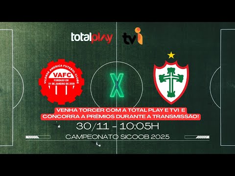 A grande final do Campeonato Sicoob Pará de Minas     Vilense  vs   Portuguesa