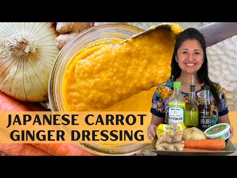Japanese Carrot Ginger Dressing | AAPI + Mental Health Month