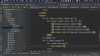 [오지랖 파이썬 웹 프로그래밍] 6장 Onlineshop 55 - Order PDF html 작성하기