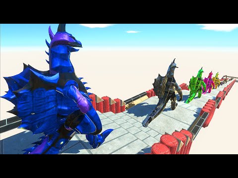 Colored GIGAN DEATH RUN - Animal Revolt Battle Simulator