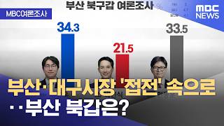 [MBC여론조사] 부산·대구시장 '접전' 속으로‥부산 북갑은? (2026.05.05/뉴스25/MBC)
