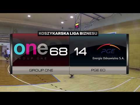 Group ONE vs PGE EO - IV kolejka - 2 Liga Warszawa - Koszykarska Liga Biznesu