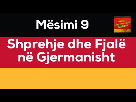 Shprehje dhe Fjalë në Gjermanisht I 2019