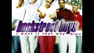 Backstreet Boys-I Want It That Way (The Jack D. Elliot Remix)