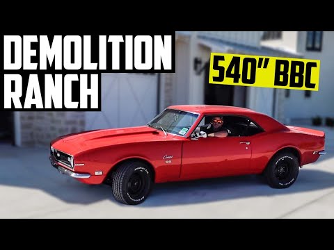Driving the 540\" Cruiser Big Block in Matt\'s 1968 Camaro!