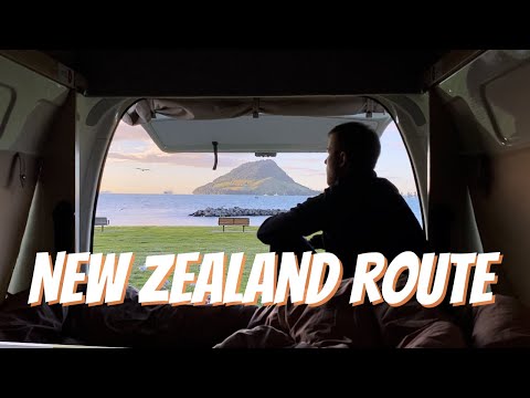 New Zealand Travel Guide: Travel Itinerary In A Camper Van On A Road Trip In New Zealand