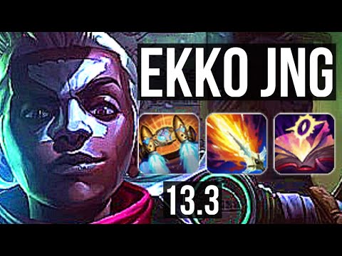 EKKO vs KAYN (JNG) | 9/0/6, 2.1M mastery, 1500+ games, Legendary | EUW Master | 13.3