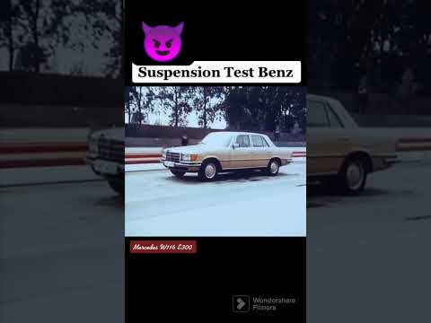 😱 Suspension Test Of Mercedes Benz 😈 W116 E300‼️