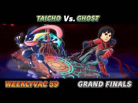 WeeklyVac 59 - SSBU - Taicho (Greninja) vs Ghost (Mii Brawler)