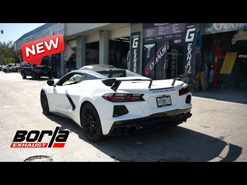 "Corvette C8 Borla Atak Exhaust system"
