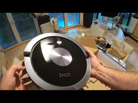 ZACO A9s Unboxing Video des neuen Benchmarks im Bereich Wisch- und Saugroboter.