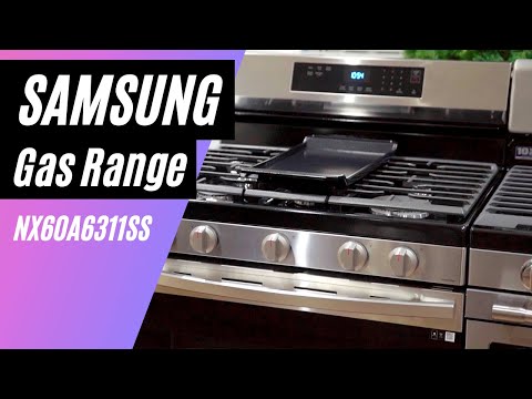 Samsung NX60A6311SS 30in Gas Range